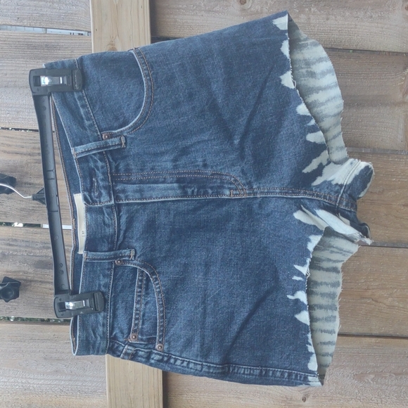 Gap super high rise bleached shorts - Picture 1 of 5